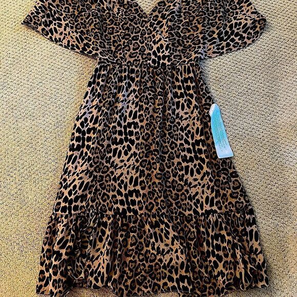 Dress the Population Leopard Dress - Picture 4 of 7